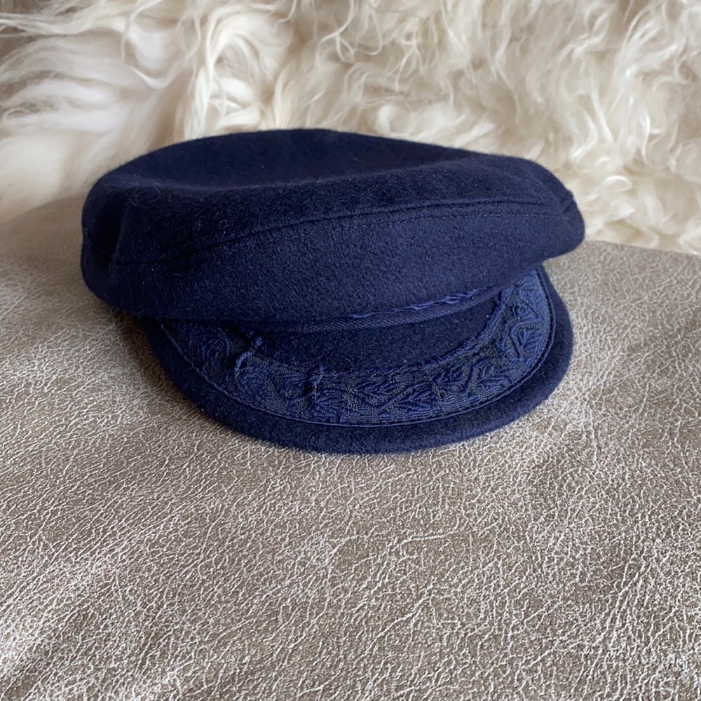 COPY - Greek Fisherman’s Cap wool navy {Aegean brand}